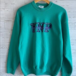Vintage Yellowstone National Park Graphic‎ plaid Sweatshirt Sz Large Made in USA